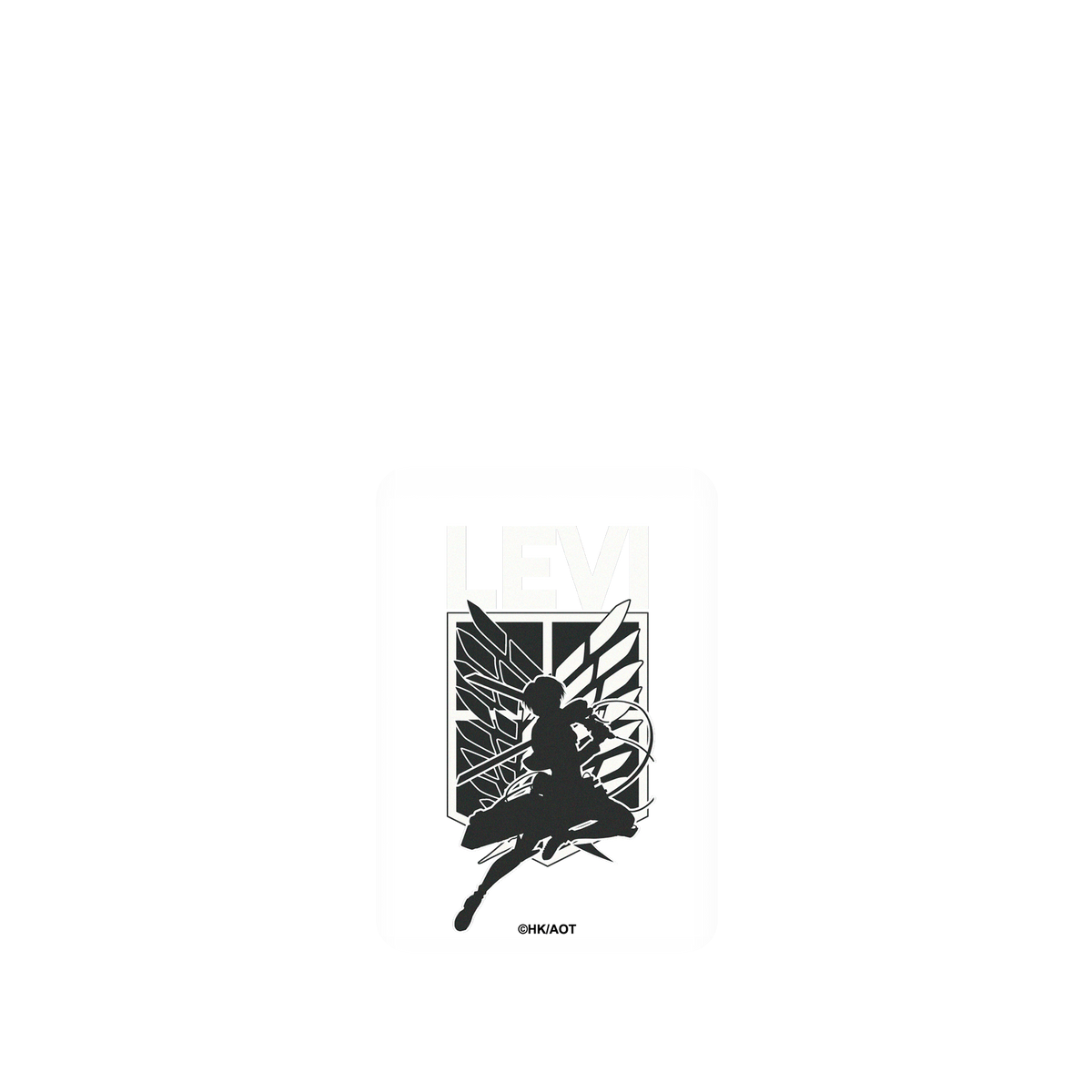 RhinoShield X Attack on Titan SolidSuit ASUS Zenfone 8 Flip Case - Levi - Silhouette
