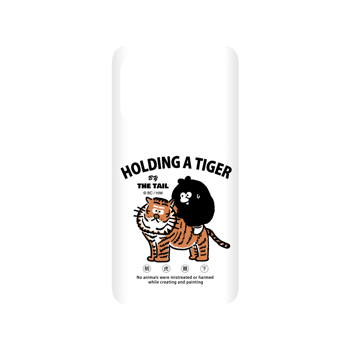 ASUS Zenfone 8 犀牛盾SolidSuit聯名設計款防摔背蓋手機殼 奧樂雞 - Holding A Tiger