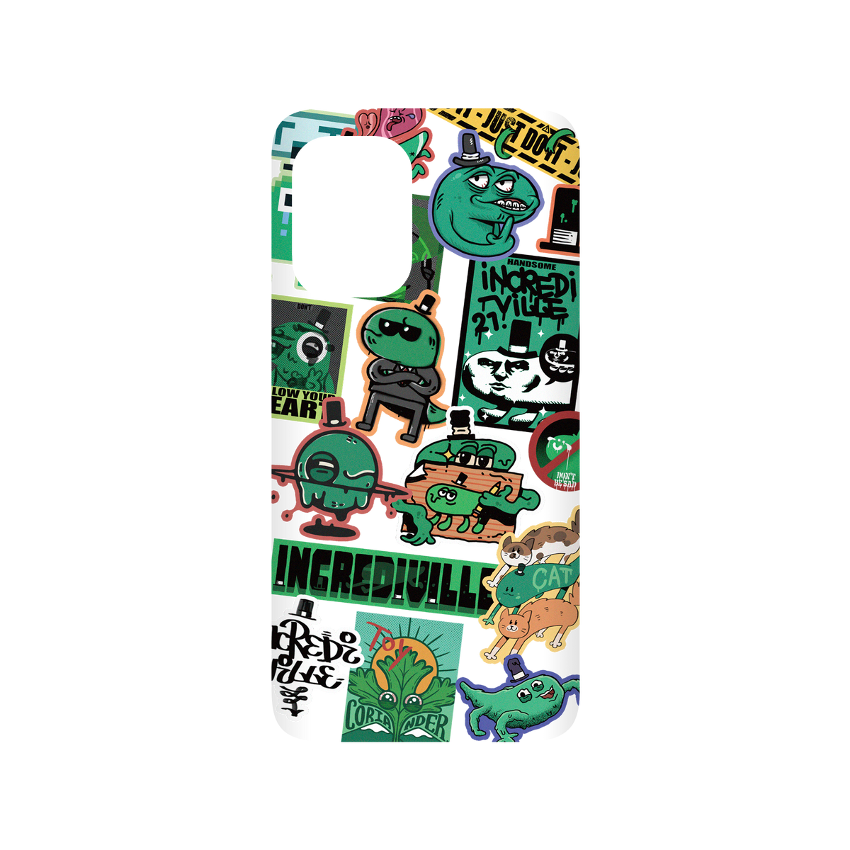 RhinoShield X Incrediville SolidSuit ASUS Zenfone 8 Case - Odd Sticker Album Volume 2
