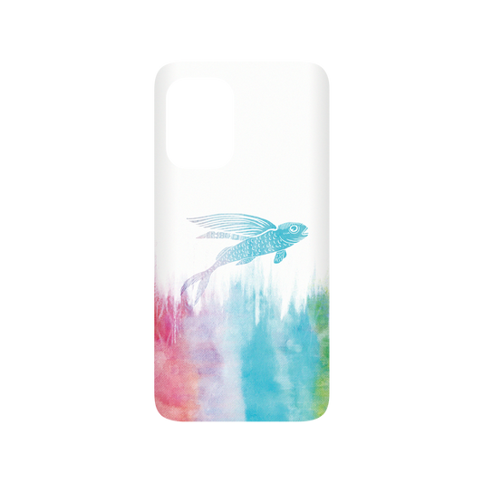 RhinoShield X WasangShow SolidSuit ASUS Zenfone 8 Case - Flying Fish in Waves (Rainbow)