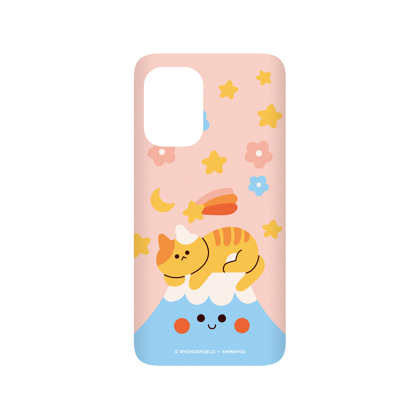 RHINOSHIELD X NINIWANTED SolidSuit ASUS Zenfone 8 Case - Cat on Mount Fuji