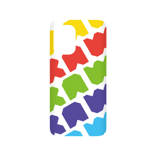 RhinoShield X JOCR SolidSuit ASUS Zenfone 8 Case - Raw Rainbow Pattern Big