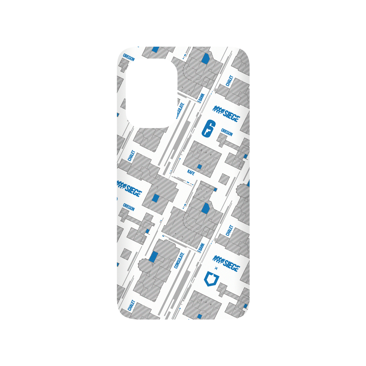 RhinoShield X 6: Siege SolidSuit ASUS Zenfone 8 Case - Map - Blue