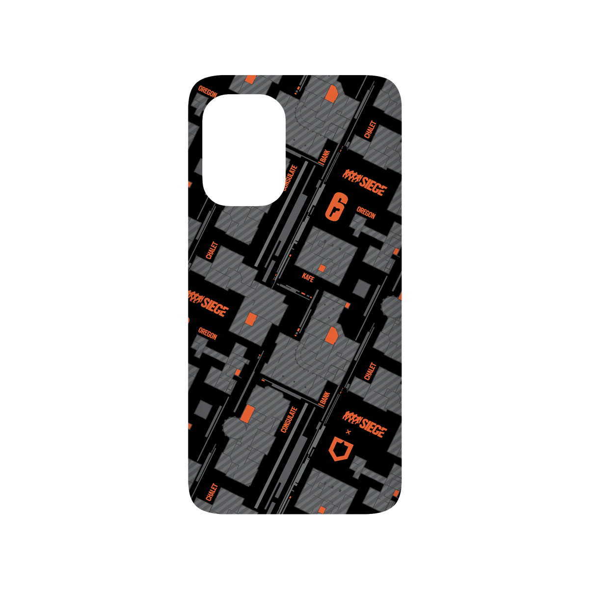 RhinoShield X 6: Siege SolidSuit ASUS Zenfone 8 Case - Map - Orange
