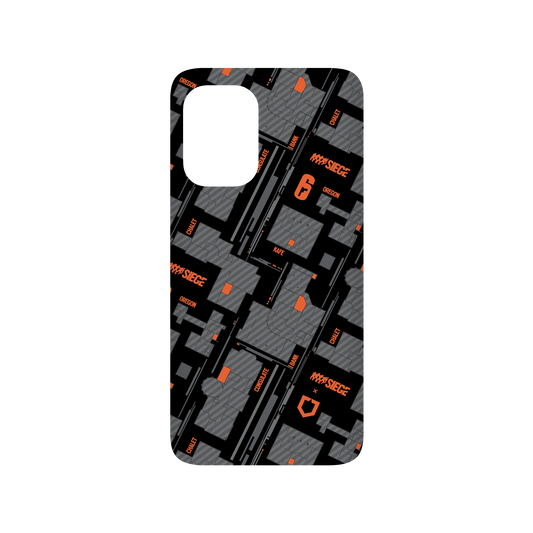 RhinoShield X 6: Siege SolidSuit ASUS Zenfone 8 Case - Map - Orange