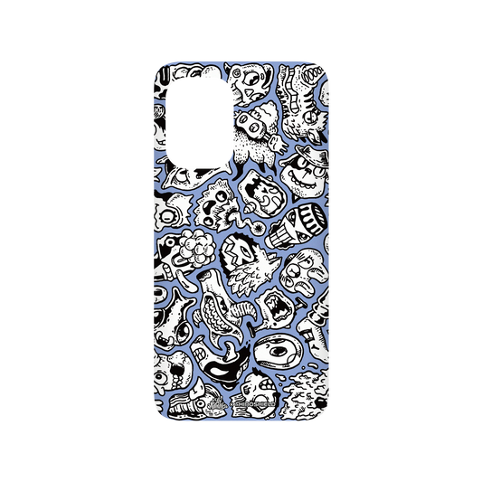 RhinoShield X Lei Melendres SolidSuit ASUS Zenfone 8 Case - Puzzle Heads Blue 2