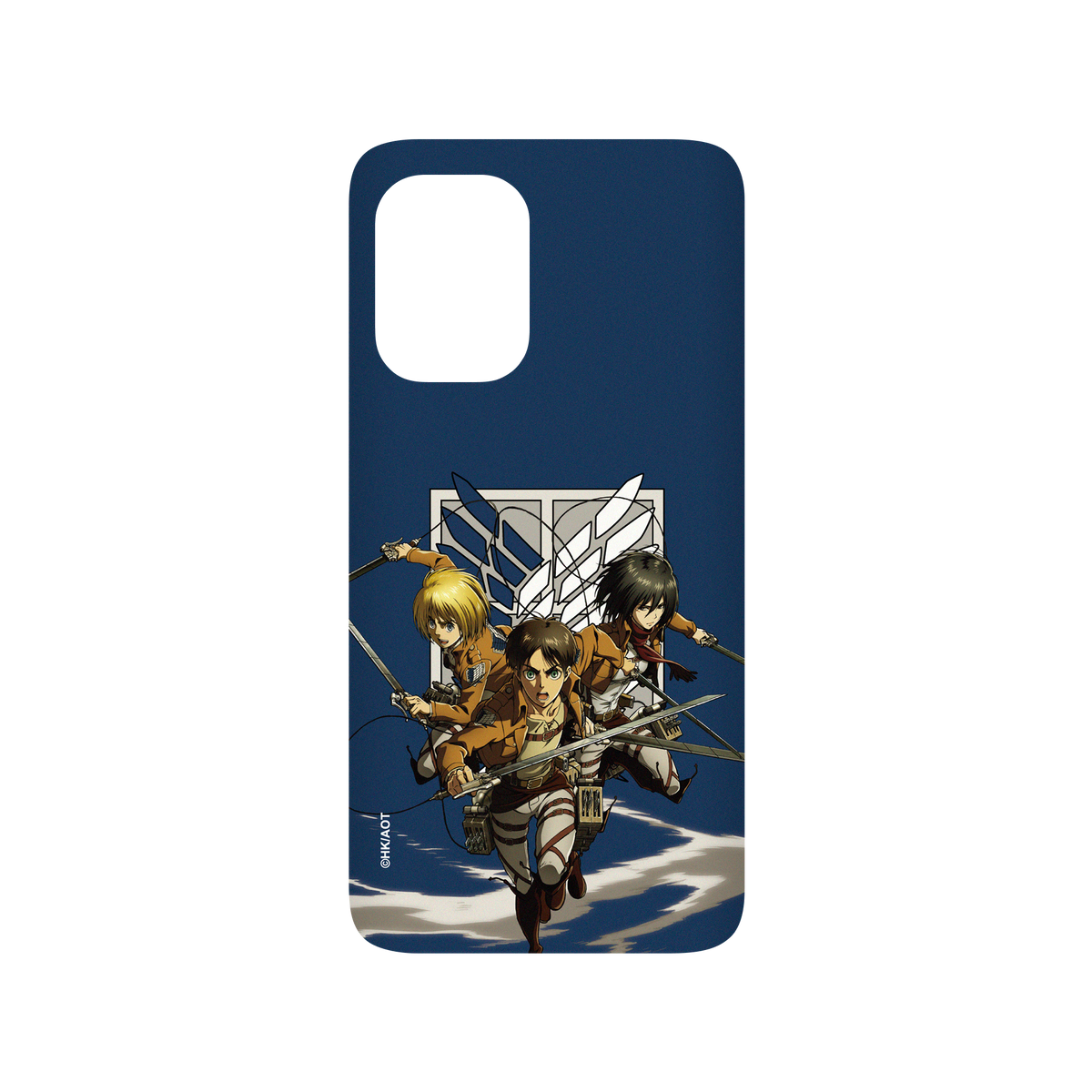 RhinoShield X Attack on Titan SolidSuit ASUS Zenfone 8 Case - Eren, Mikasa, and Armin