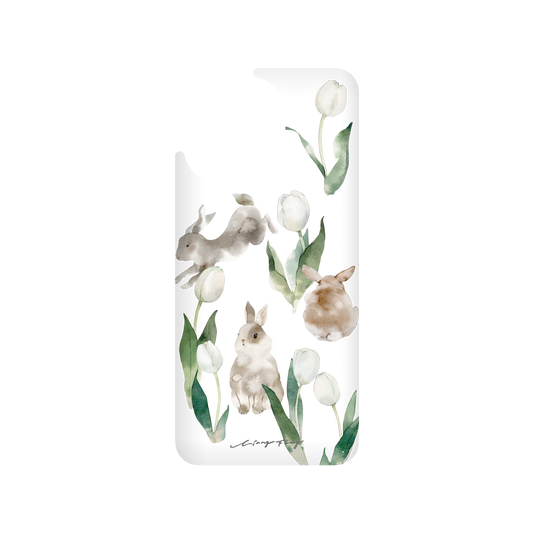 RHINOSHIELD X Liang Feng SolidSuit Xiaomi Mi 11 Case - Rabbits and tulips