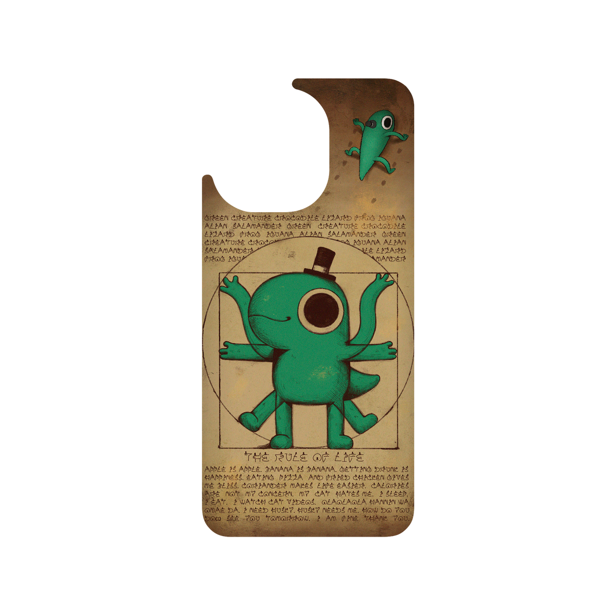 RhinoShield X Incrediville SolidSuit Xiaomi Mi 11 Case - Vitruvian Lizard