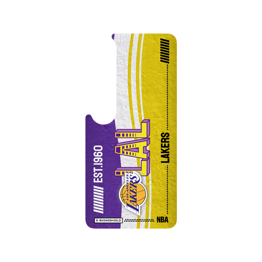Xiaomi Mi 10 犀牛盾SolidSuit聯名設計款防摔背蓋手機殼 NBA - 復古球員卡-洛杉磯湖人 L.A. Lakers - Vintage Card