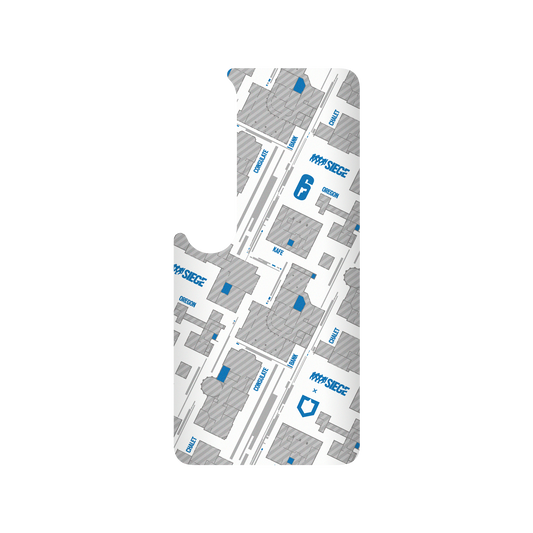 RhinoShield X 6: Siege SolidSuit Xiaomi Mi 10 Case - Map - Blue
