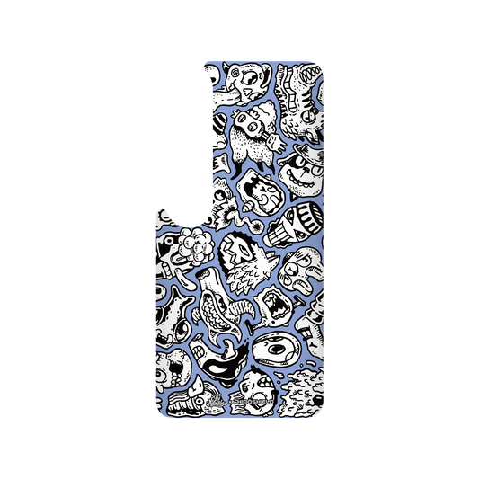 RhinoShield X Lei Melendres SolidSuit Xiaomi Mi 10 Case - Puzzle Heads Blue 2 Heads 03.2