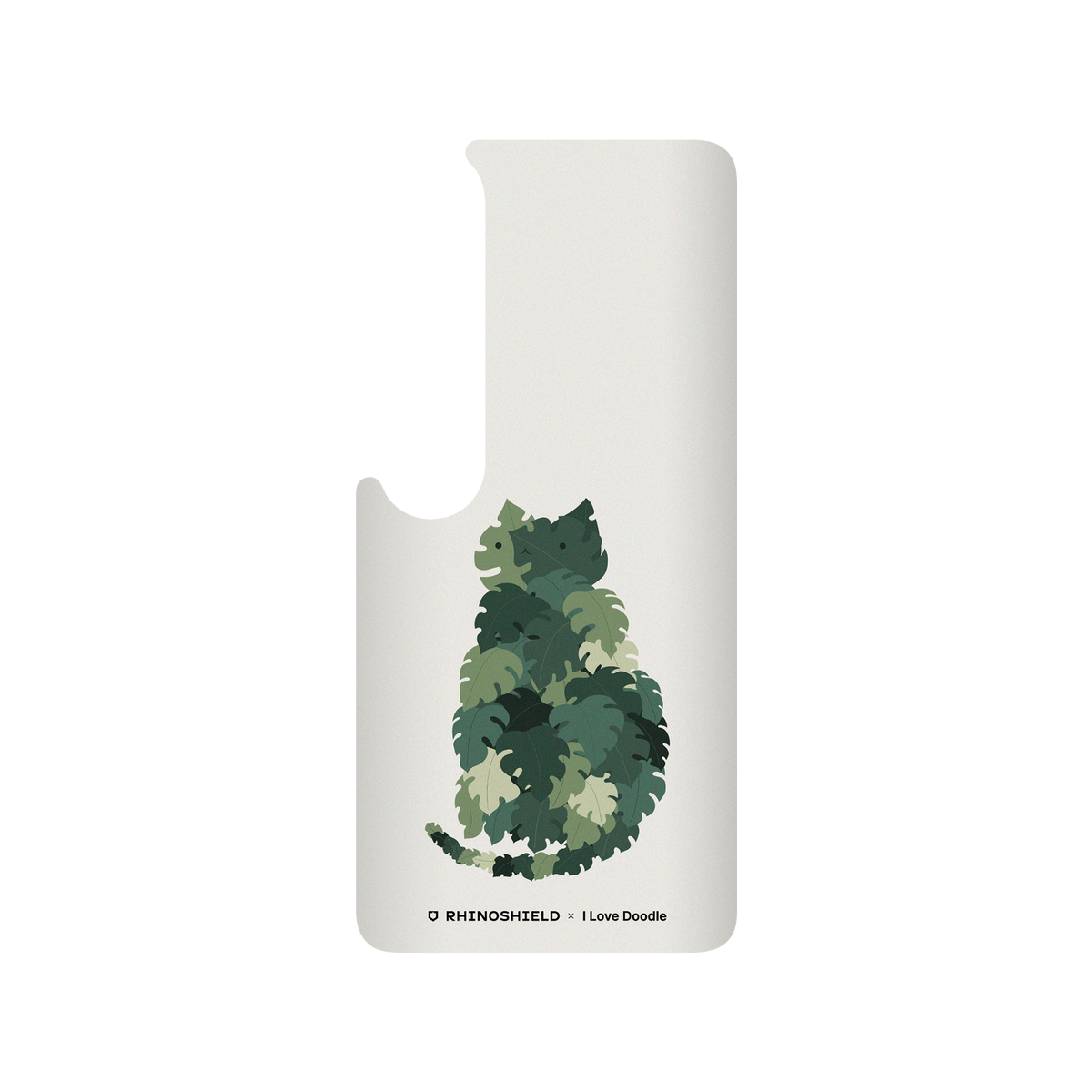 RhinoShield X I Love Doodle SolidSuit Xiaomi Mi 10 Case - Cat and Plant - Meowstera
