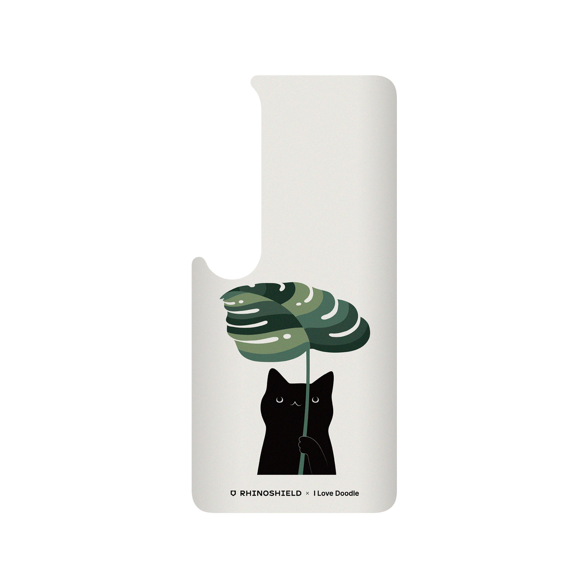 RhinoShield X I Love Doodle SolidSuit Xiaomi Mi 10 Case - Cat and Plant - Umbrella
