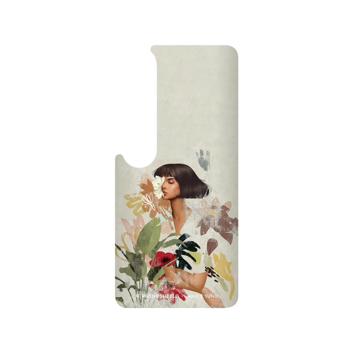 RhinoShield X Janice Sung SolidSuit Xiaomi Mi 10 Case - Flora 2