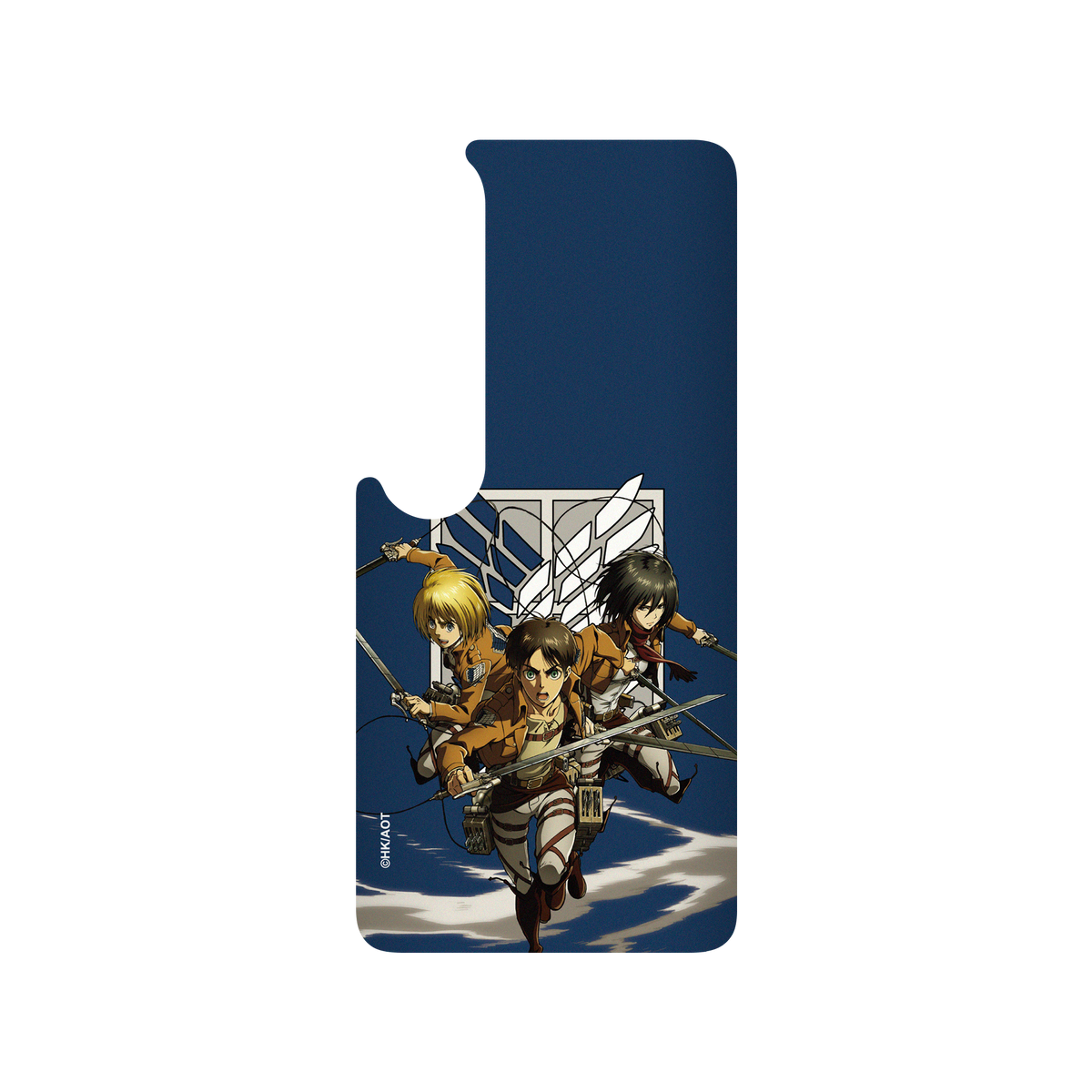 RhinoShield X Attack on Titan SolidSuit Xiaomi Mi 10 Case - Eren, Mikasa, and Armin