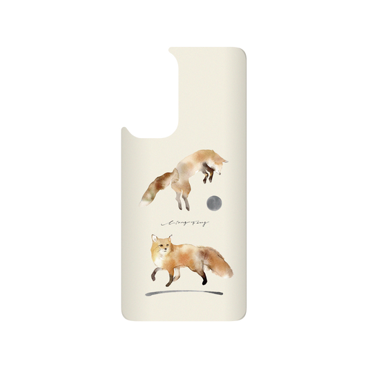 RHINOSHIELD X Liang Feng SolidSuit Xiaomi Mi 10T Case - foxes