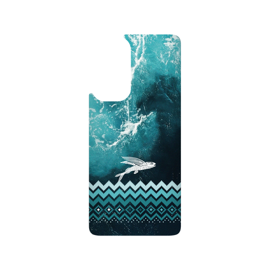 RHINOSHIELD X WasangShow SolidSuit Xiaomi Mi 10T Pro Case - Flying Fish in the Deep Sea