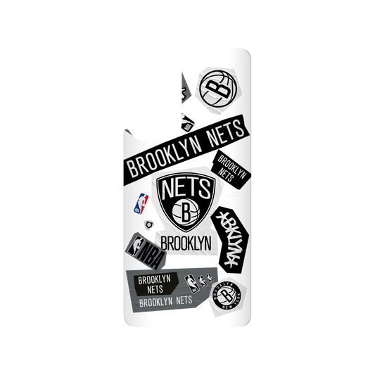 Xiaomi Mi 10T Pro 犀牛盾SolidSuit聯名設計款防摔背蓋手機殼 NBA - 拼貼系列-布魯克林籃網 Brooklyn Nets - Collage