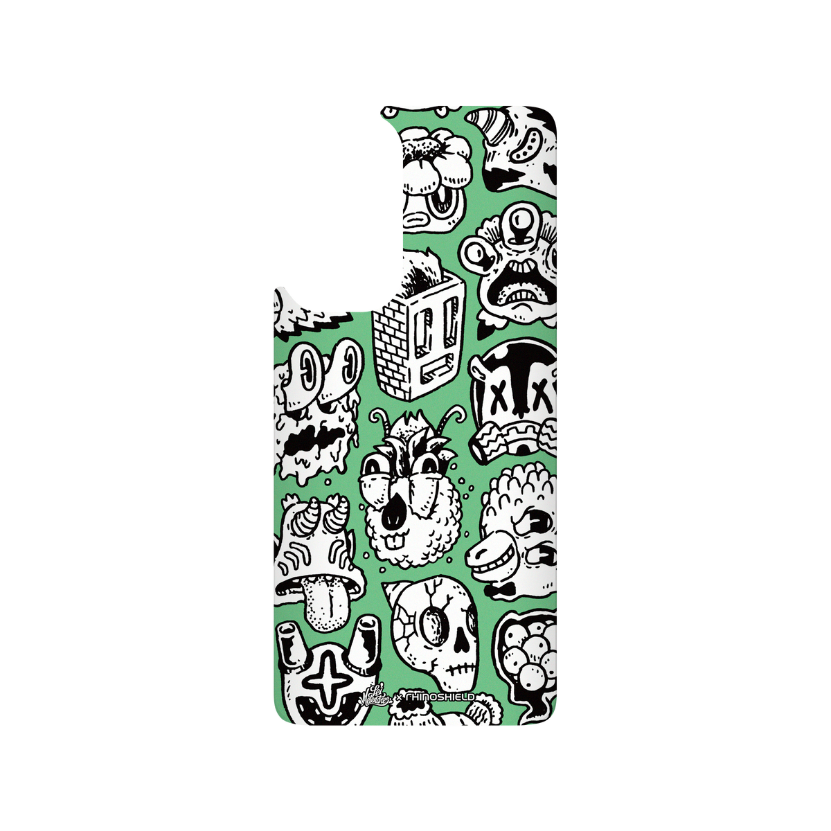 RhinoShield X Lei Melendres SolidSuit Xiaomi Mi 10T Pro Case - Fun Portraits Heads 02.1
