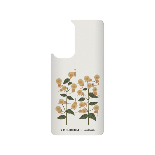 RhinoShield X I Love Doodle SolidSuit Xiaomi Mi 10T Pro Case - Cat and Plant - Catmouflage
