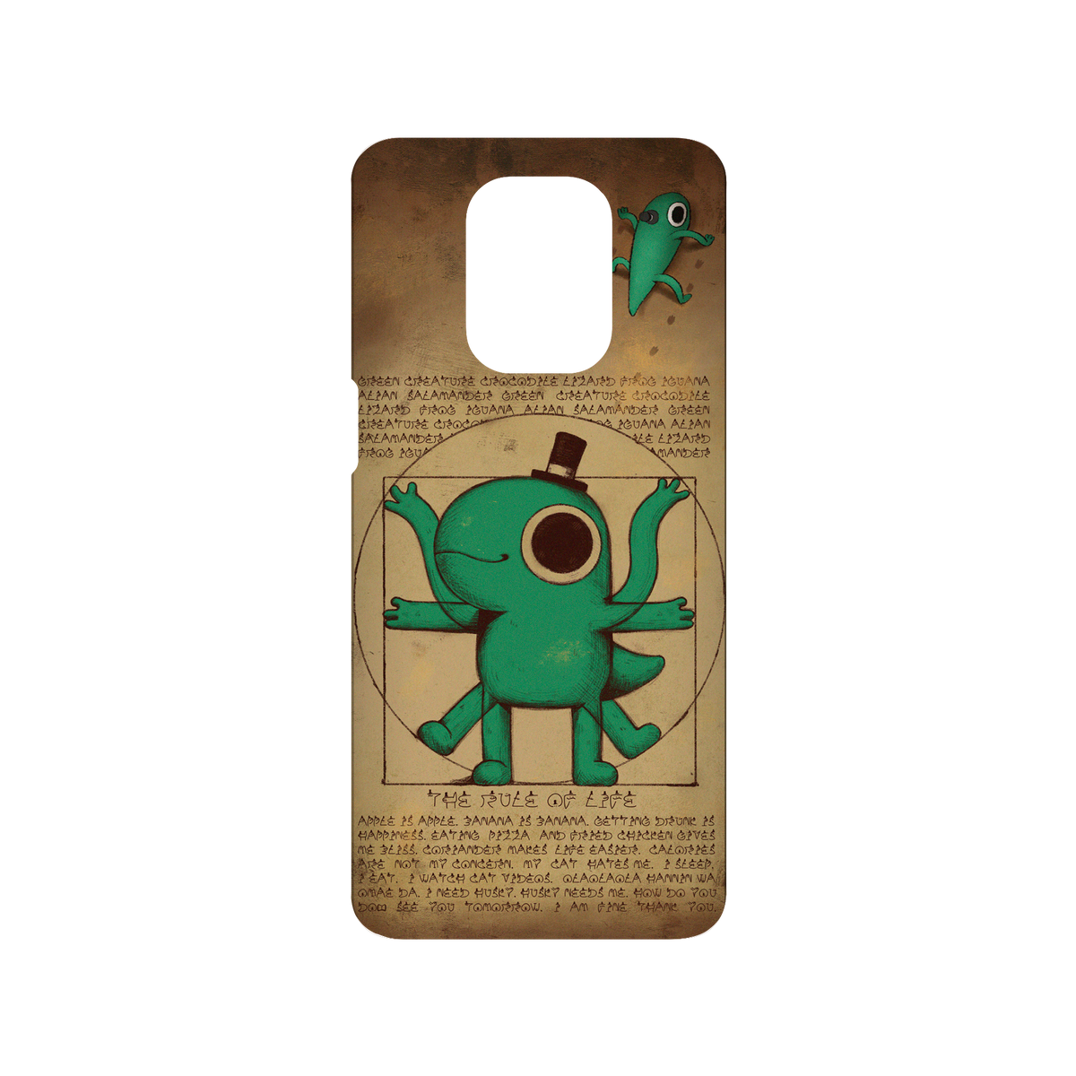RhinoShield X Incrediville SolidSuit Redmi Note 9 Pro (4G) Case - Vitruvian Lizard