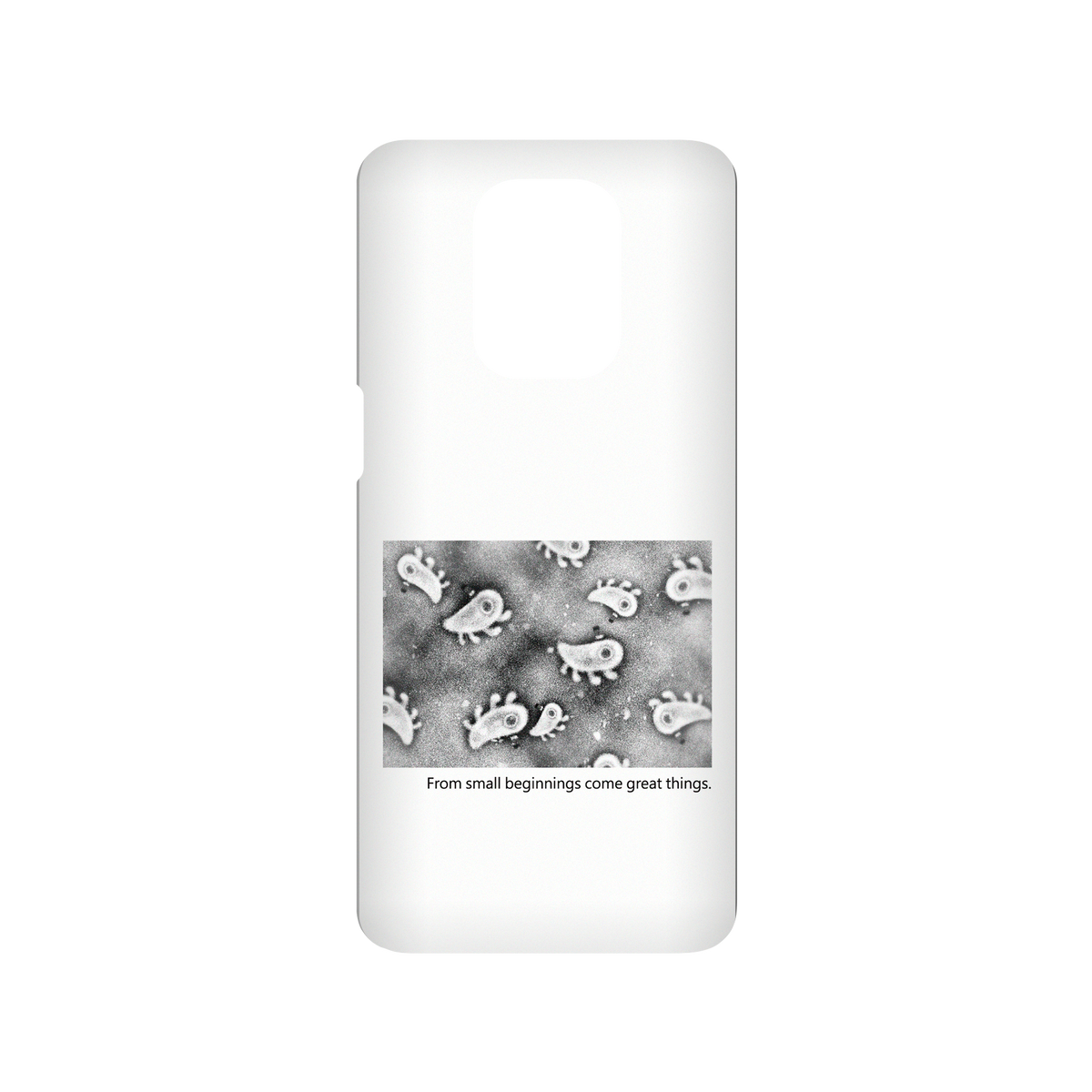 RHINOSHIELD X Incrediville  SolidSuit Redmi Note 9S Case - Microscopic Observation - White
