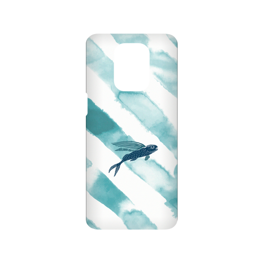 RhinoShield X WasangShow SolidSuit Redmi Note 9 Pro (4G) Case - Ocean WAWA - Flying Fish in Waves