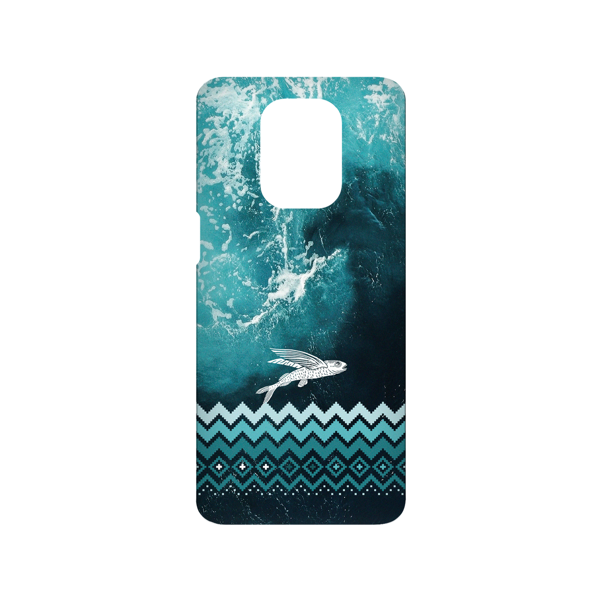 RHINOSHIELD X WasangShow SolidSuit Redmi Note 9 Pro (4G) Case - Flying Fish in the Deep Sea