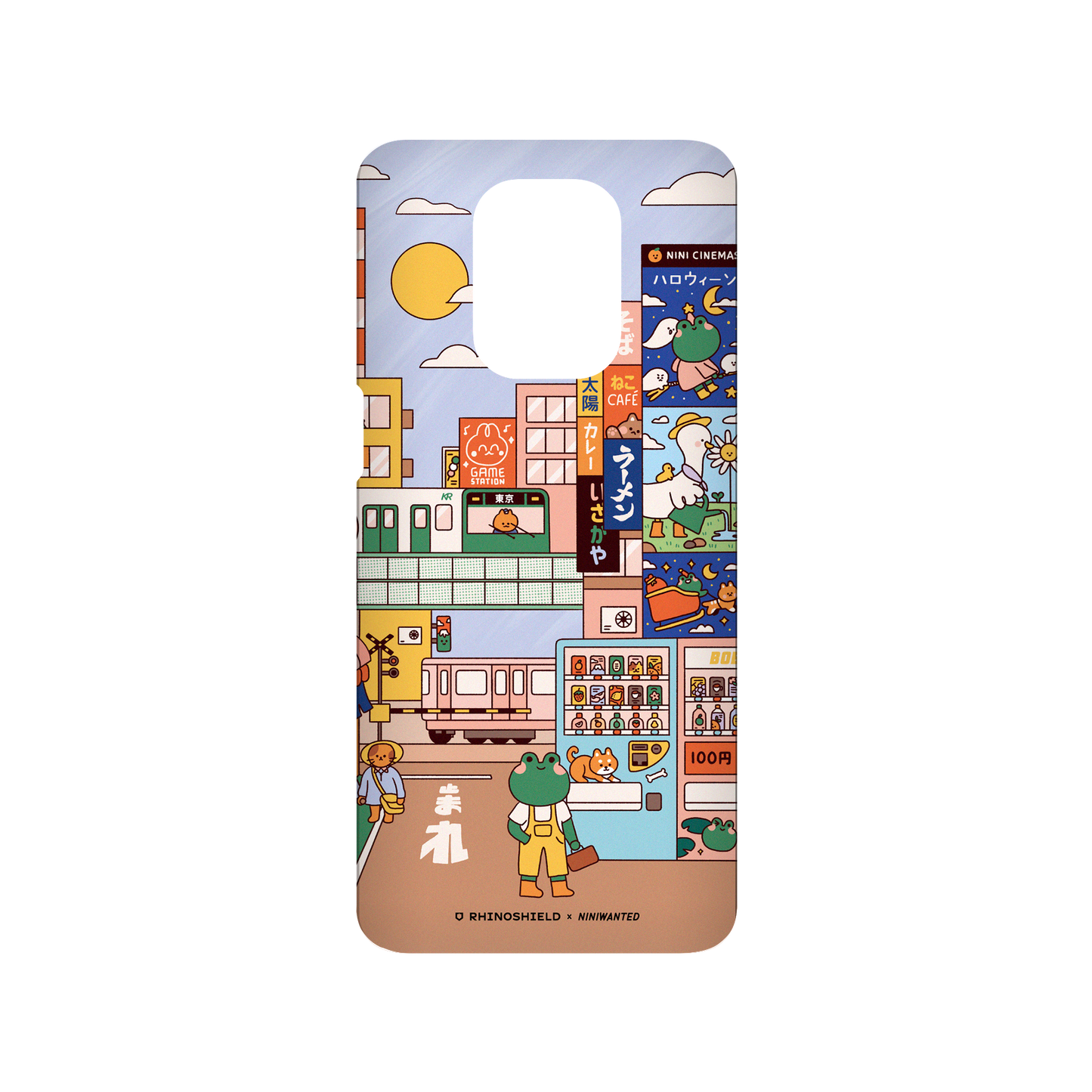 RHINOSHIELD X NINIWANTED SolidSuit Redmi Note 9 Pro (4G) Case - Day in Tokyo
