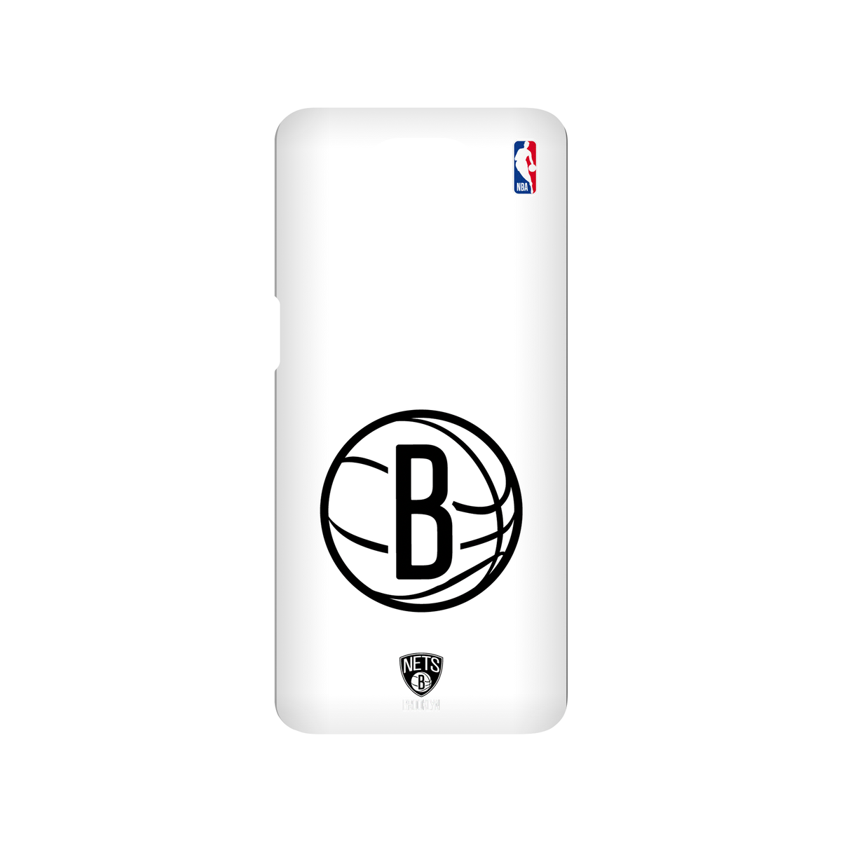 RhinoShield X NBA SolidSuit Redmi Note 9S Case - Brooklyn Nets B&W - Light