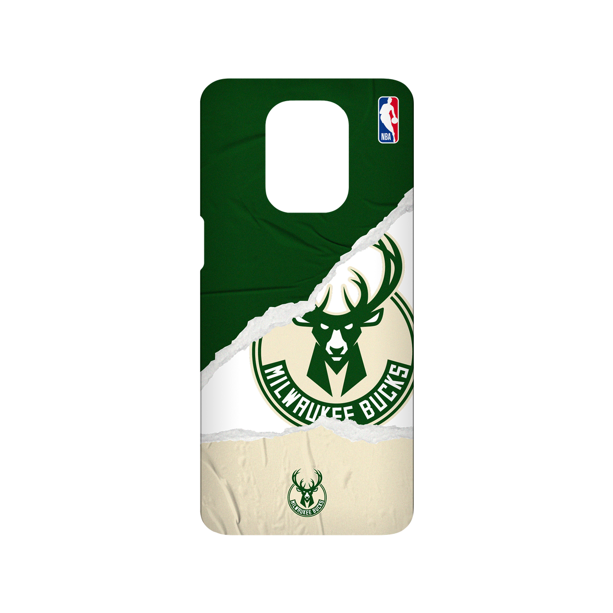 RhinoShield X NBA SolidSuit Redmi Note 9S Case - Milwaukee Bucks - Sweat and Tears