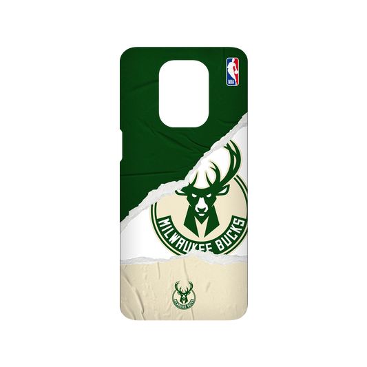 RhinoShield X NBA SolidSuit Redmi Note 9S Case - Milwaukee Bucks - Sweat and Tears