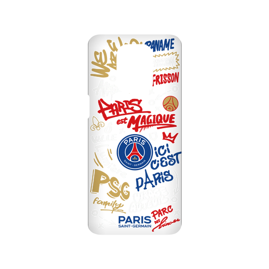 RhinoShield X PSG SolidSuit Redmi Note 9 Pro (4G) Case - Paris Saint-Germain - Graffiti