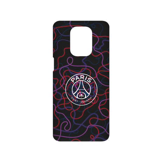 RHINOSHIELD X PSG SolidSuit Redmi Note 9 Pro (4G) Case - Paris Saint-Germain Neon Logo