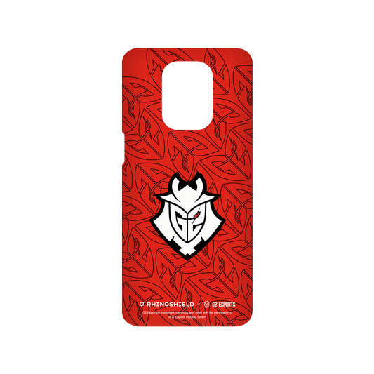 RhinoShield X G2 Esports SolidSuit Redmi Note 9 Pro (4G) Case - G2 - Red Pattern