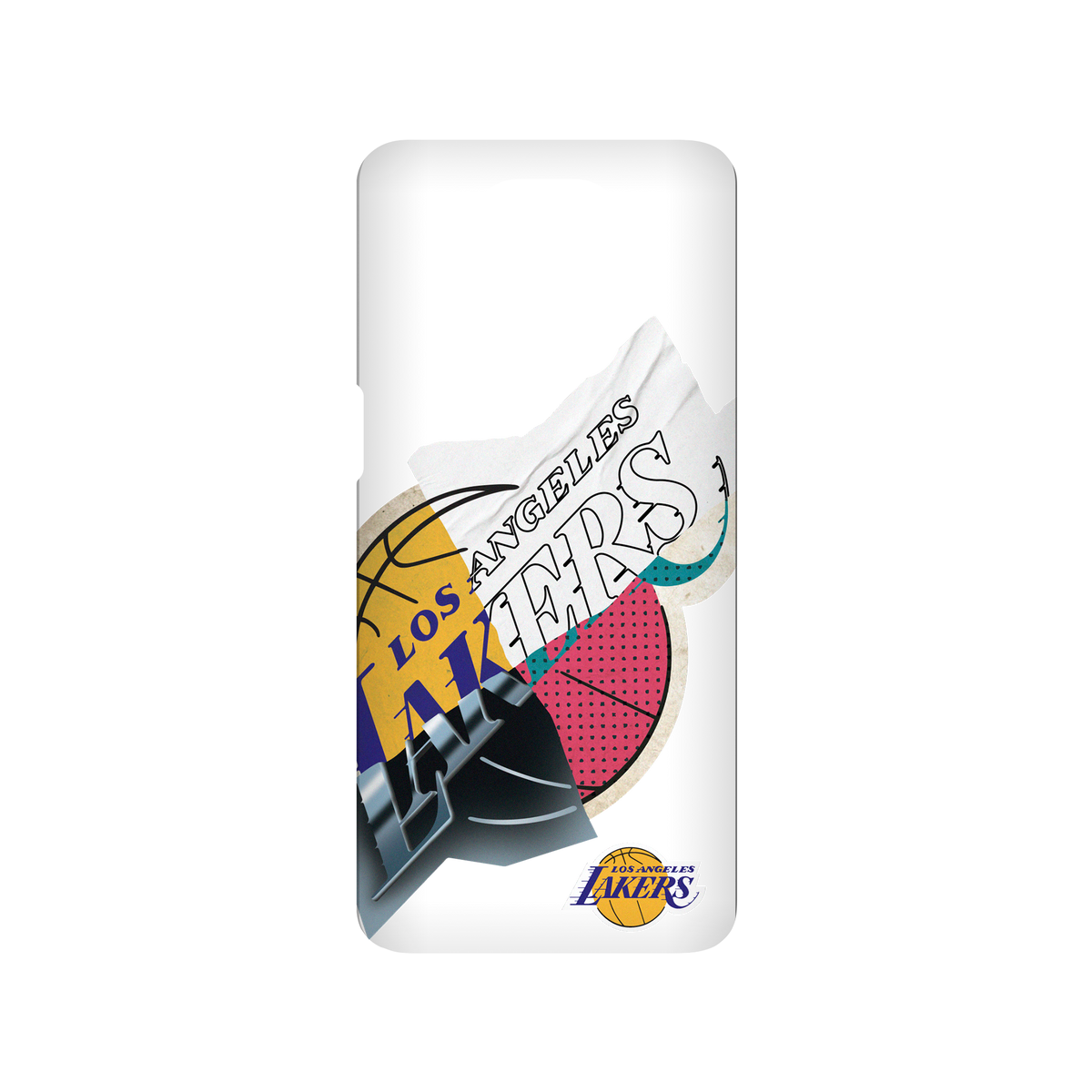 紅米 Note 9 Pro (4G) 犀牛盾SolidSuit聯名設計款防摔背蓋手機殼 NBA - 拼接系列-洛杉磯湖人 L.A. Lakers - Style Mix