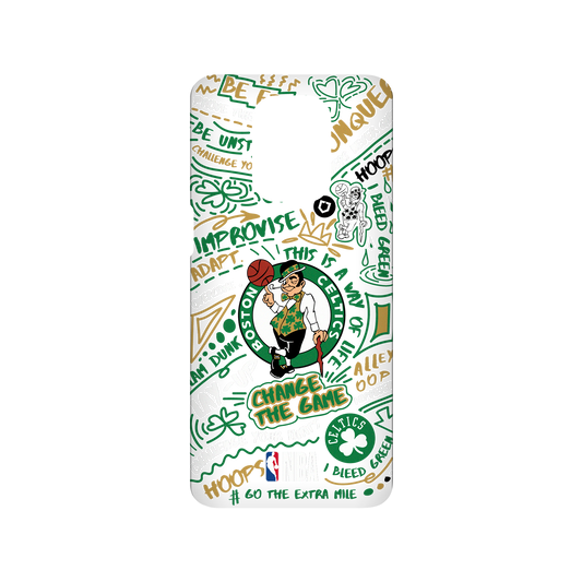 紅米 Note 9 Pro (4G) 犀牛盾SolidSuit聯名設計款防摔背蓋手機殼 NBA - 塗鴉系列-波士頓塞爾提克 Boston Celtics - Graffiti