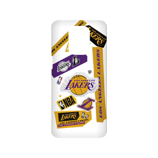 紅米 Note 9 Pro (4G) 犀牛盾SolidSuit聯名設計款防摔背蓋手機殼 NBA - 拼貼系列-洛杉磯湖人 L.A. Lakers - Collage