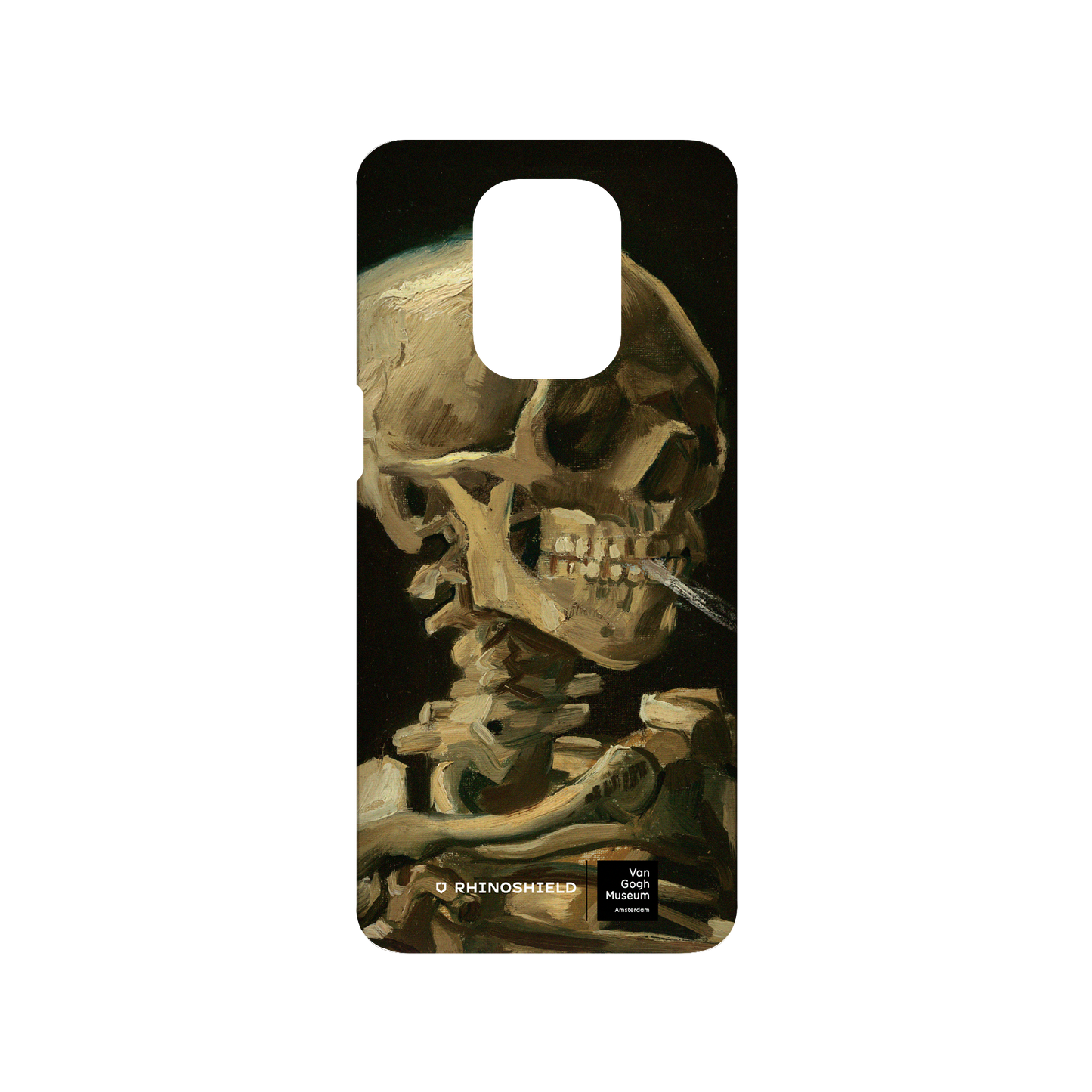RhinoShield X Van Gogh Museum SolidSuit Redmi Note 9S Case - Head of a Skeleton with a Burning Cigarette