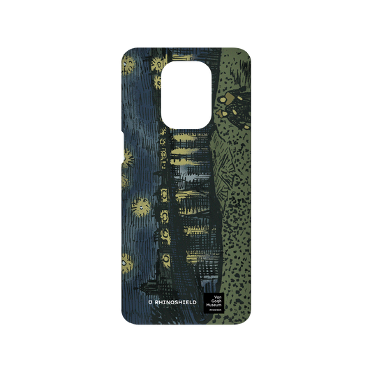 RHINOSHIELD X Van Gogh Museum  SolidSuit Redmi Note 9 Pro (4G) Case - Sketch of Starry Night Over the Rhône - Recolored by RHINOSHIELD