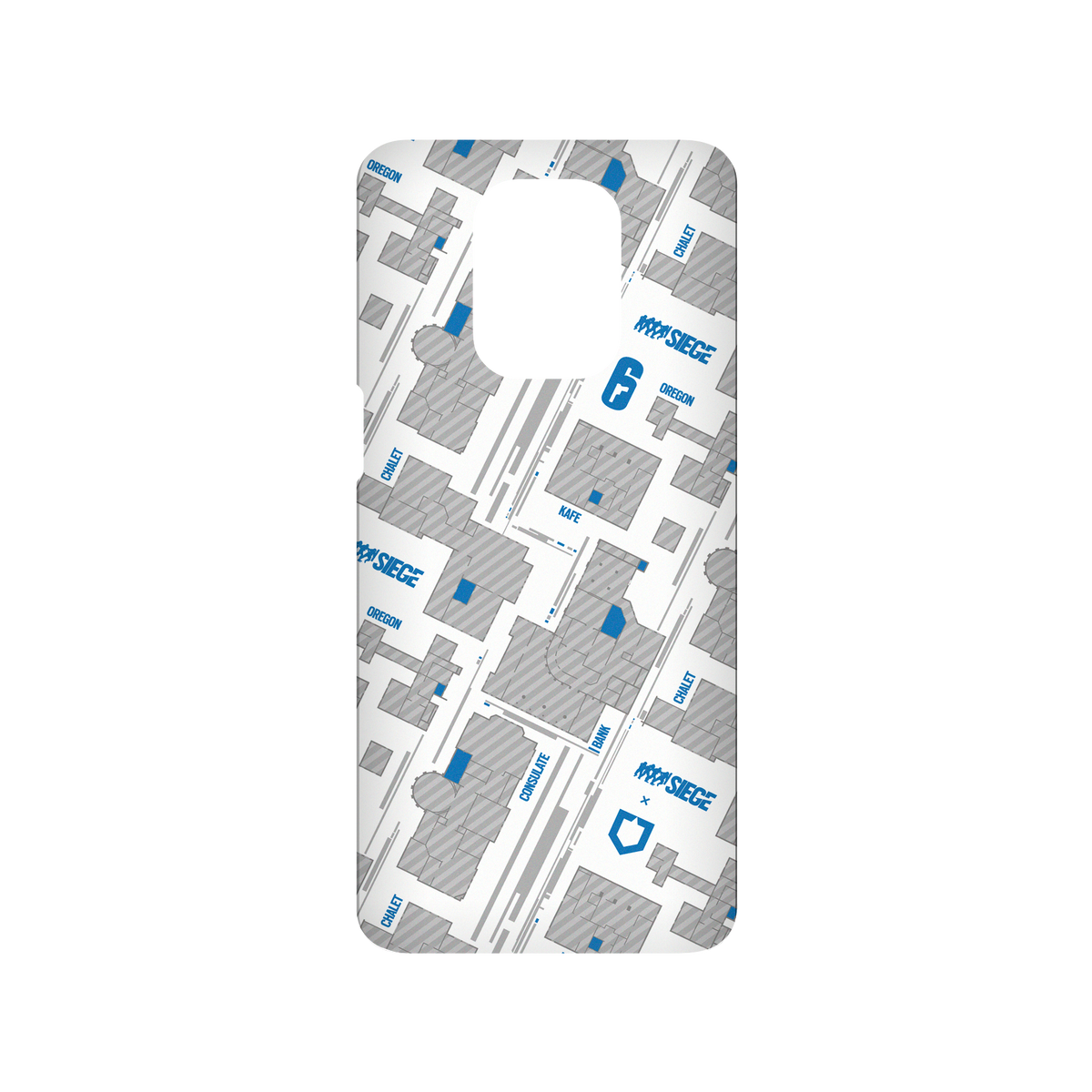 RhinoShield X 6: Siege SolidSuit Redmi Note 9S Case - Map - Blue