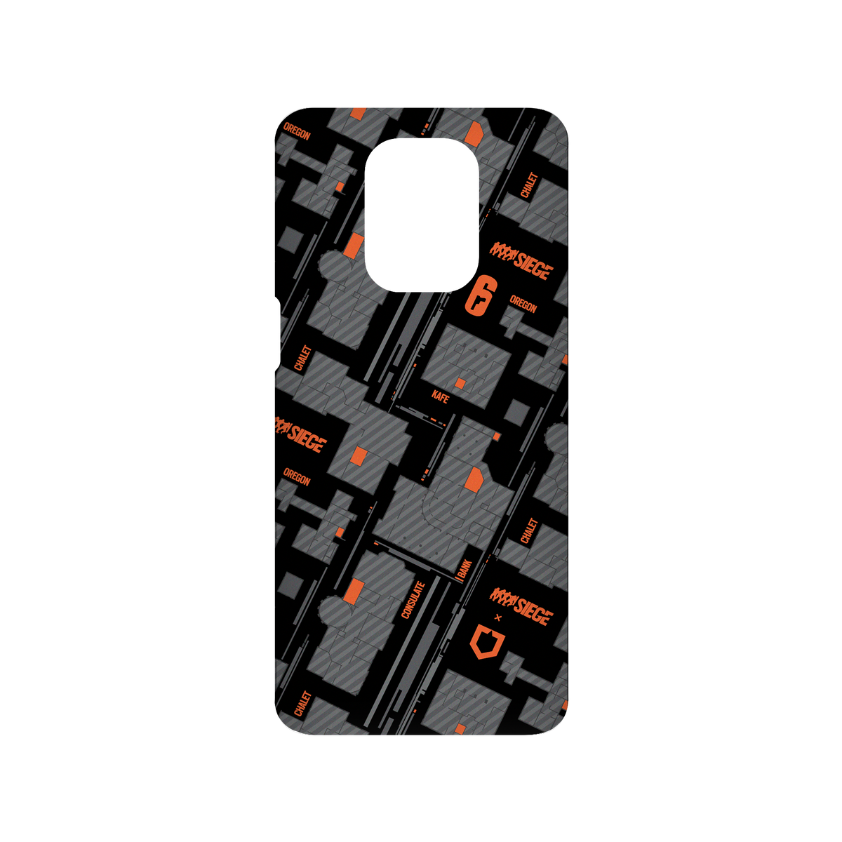 RhinoShield X 6: Siege SolidSuit Redmi Note 9S Case - Map - Orange