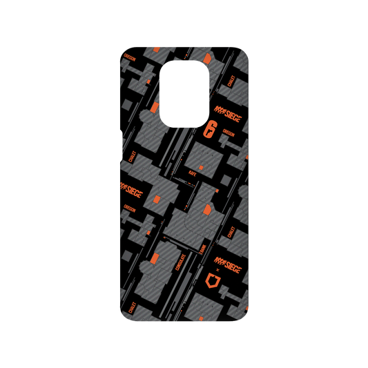 RhinoShield X 6: Siege SolidSuit Redmi Note 9S Case - Map - Orange