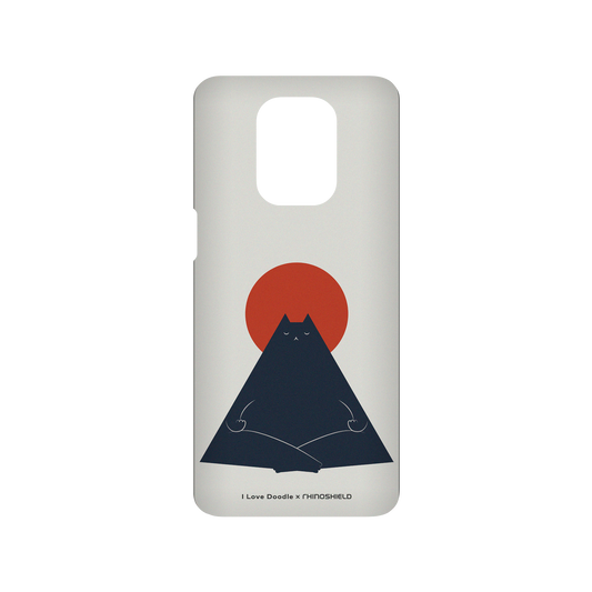 RhinoShield X I Love Doodle SolidSuit Redmi Note 9S Case - Cat Landscape - Meditation