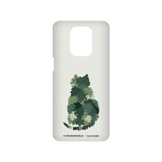 RhinoShield X I Love Doodle SolidSuit Redmi Note 9 Pro (4G) Case - Cat and Plant - Meowstera