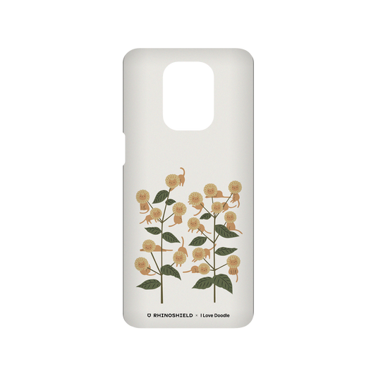 RhinoShield X I Love Doodle SolidSuit Redmi Note 9 Pro (4G) Case - Cat and Plant - Catmouflage
