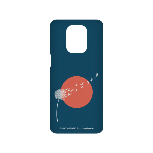 RhinoShield X I Love Doodle SolidSuit Redmi Note 9 Pro (4G) Case - Cat and Plant - Dandelion