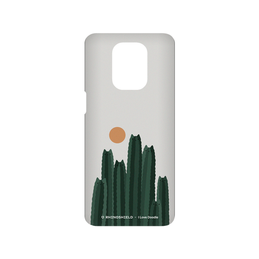 RhinoShield X I Love Doodle SolidSuit Redmi Note 9S Case - Cat and Plant - Cattus