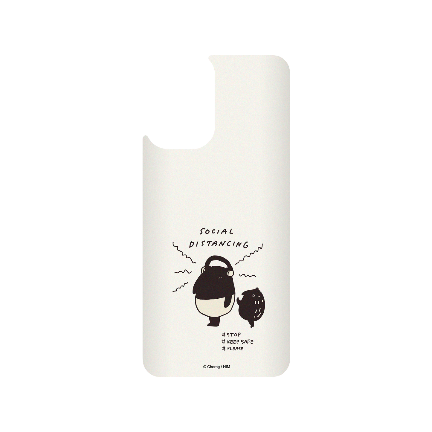 RHINOSHIELD X LAIMO SolidSuit Redmi Note 10 (4G) Case - SOCIAL DISTANCING